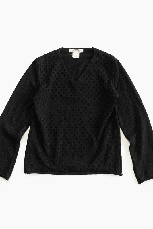 COMME DES GARÇONS POLKA DOT KNIT - VESSEL, racing forward