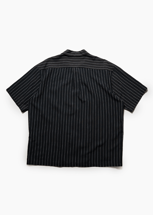 SUPREME PINSTRIPE BUTTON-UP SHIRT - VESSEL, racing forward