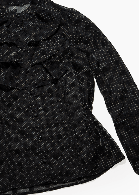 VINTAGE POLKA DOT SHIRT - VESSEL, racing forward