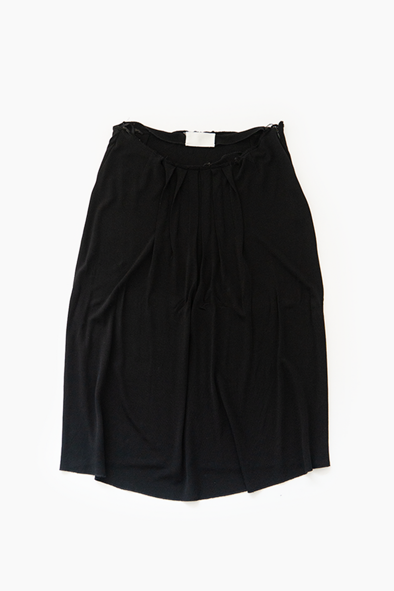 MAISON MARTIN MARGIELA DRAPED MIDI SKIRT