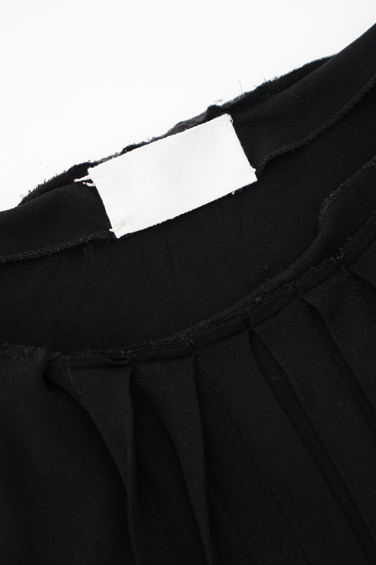 MAISON MARTIN MARGIELA DRAPED MIDI SKIRT