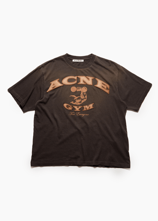ACNE STUDIOS GYM TEE - VESSEL, racing forward