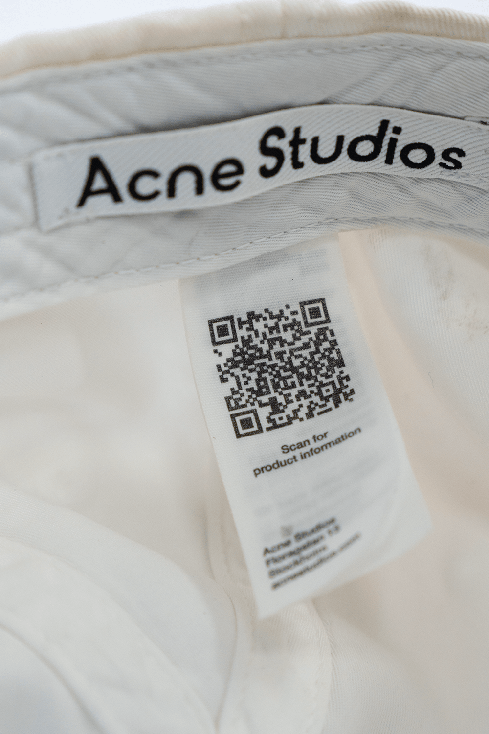 ACNE STUDIOS LOGO CAP SS24 - VESSEL, racing forward
