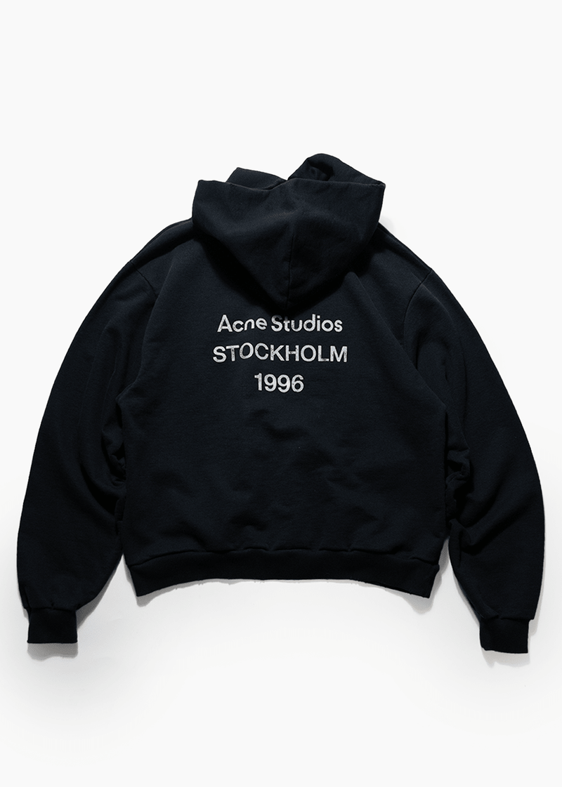 ACNE STUDIOS LOGO HOODIE - VESSEL, racing forward