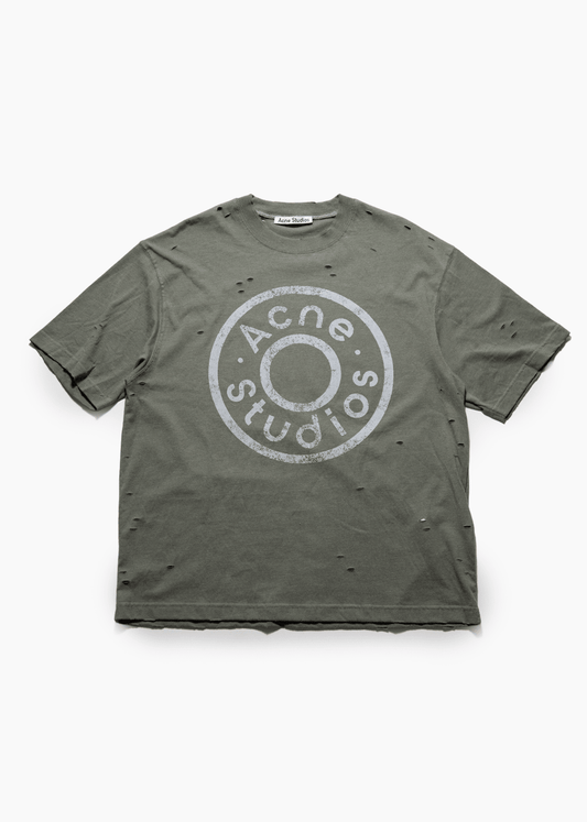 ACNE STUDIOS LOGO TEE - VESSEL, racing forward