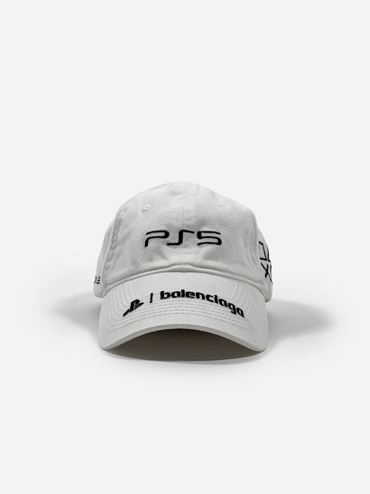 BALENCIAGA × PLAYSTATION 5 CAP FW20 - VESSEL, racing forward