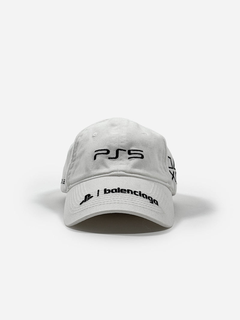 BALENCIAGA × PLAYSTATION 5 CAP FW20 - VESSEL, racing forward