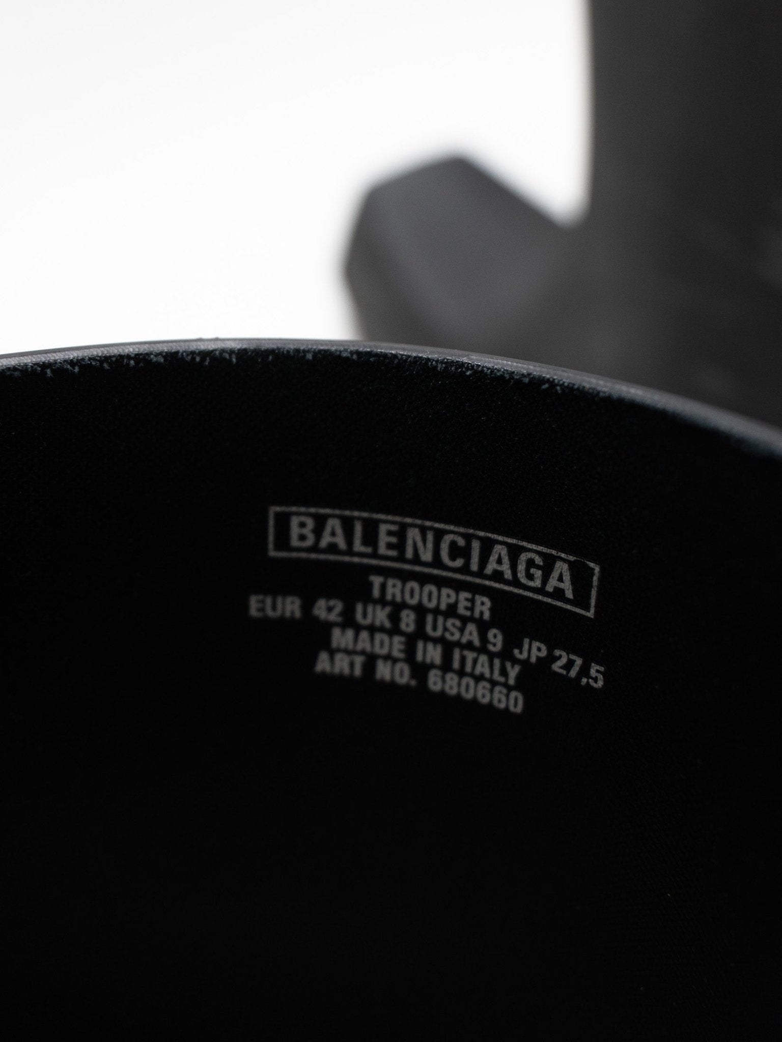 BALENCIAGA TROOPER RUBBER BOOTS SS22 - VESSEL, racing forward