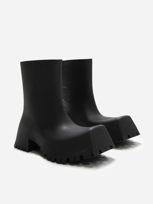 BALENCIAGA TROOPER RUBBER BOOTS SS22 - VESSEL, racing forward