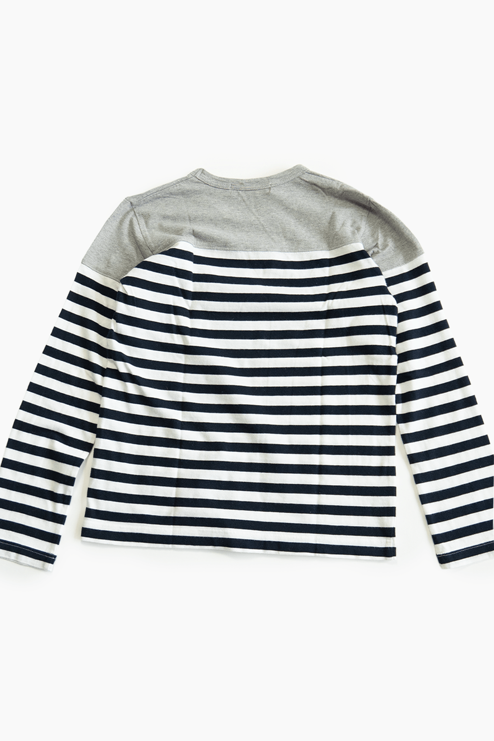 COMME DES GARÇONS SHIRT STRIPE PANELLED LONGSLEEVE - VESSEL, racing forward