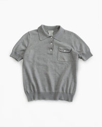 DRIES VAN NOTEN KNIT POLO - VESSEL, racing forward