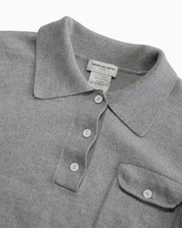 DRIES VAN NOTEN KNIT POLO - VESSEL, racing forward