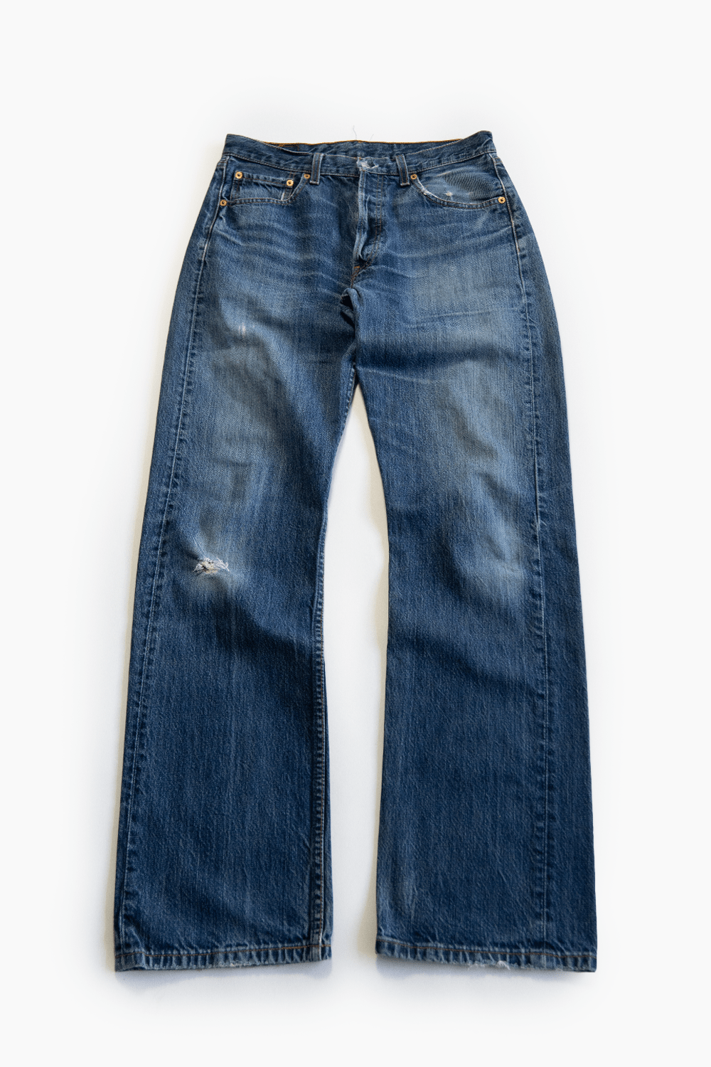 LEVI'S 501 JEANS DARK WASH - VESSEL, racing forward