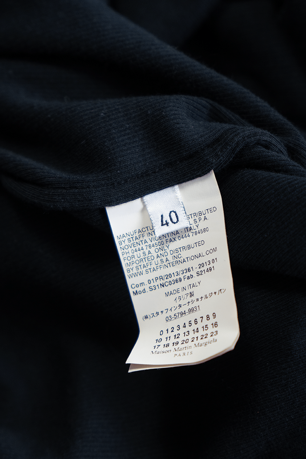 MAISON MARTIN MARGIELA LINE 1 DRAPED TANK — SS13 - VESSEL, racing forward