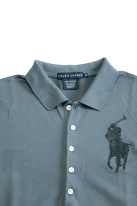 RALPH LAUREN BEADED LOGO POLO - VESSEL, racing forward