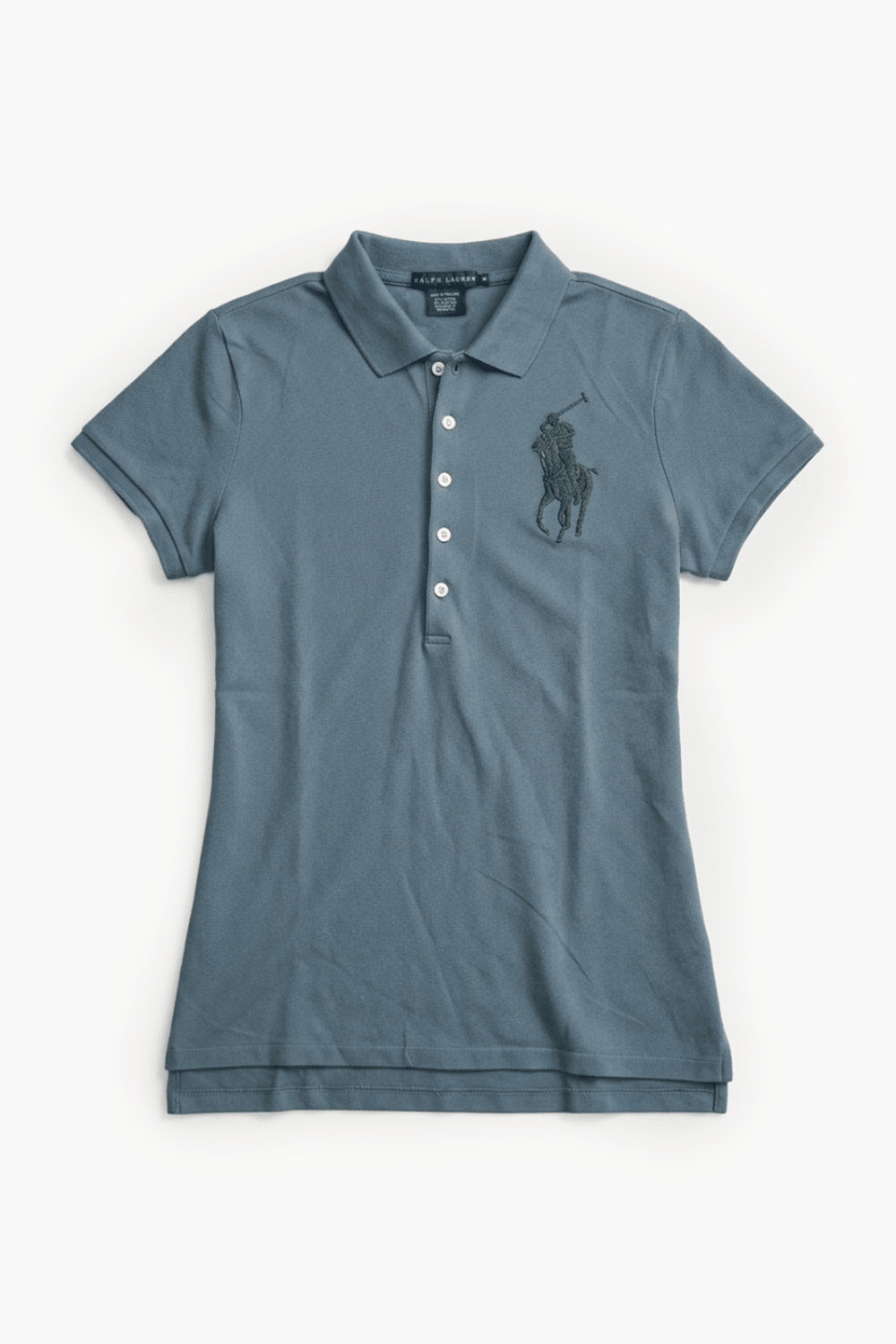RALPH LAUREN BEADED LOGO POLO - VESSEL, racing forward