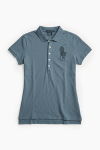 RALPH LAUREN BEADED LOGO POLO - VESSEL, racing forward