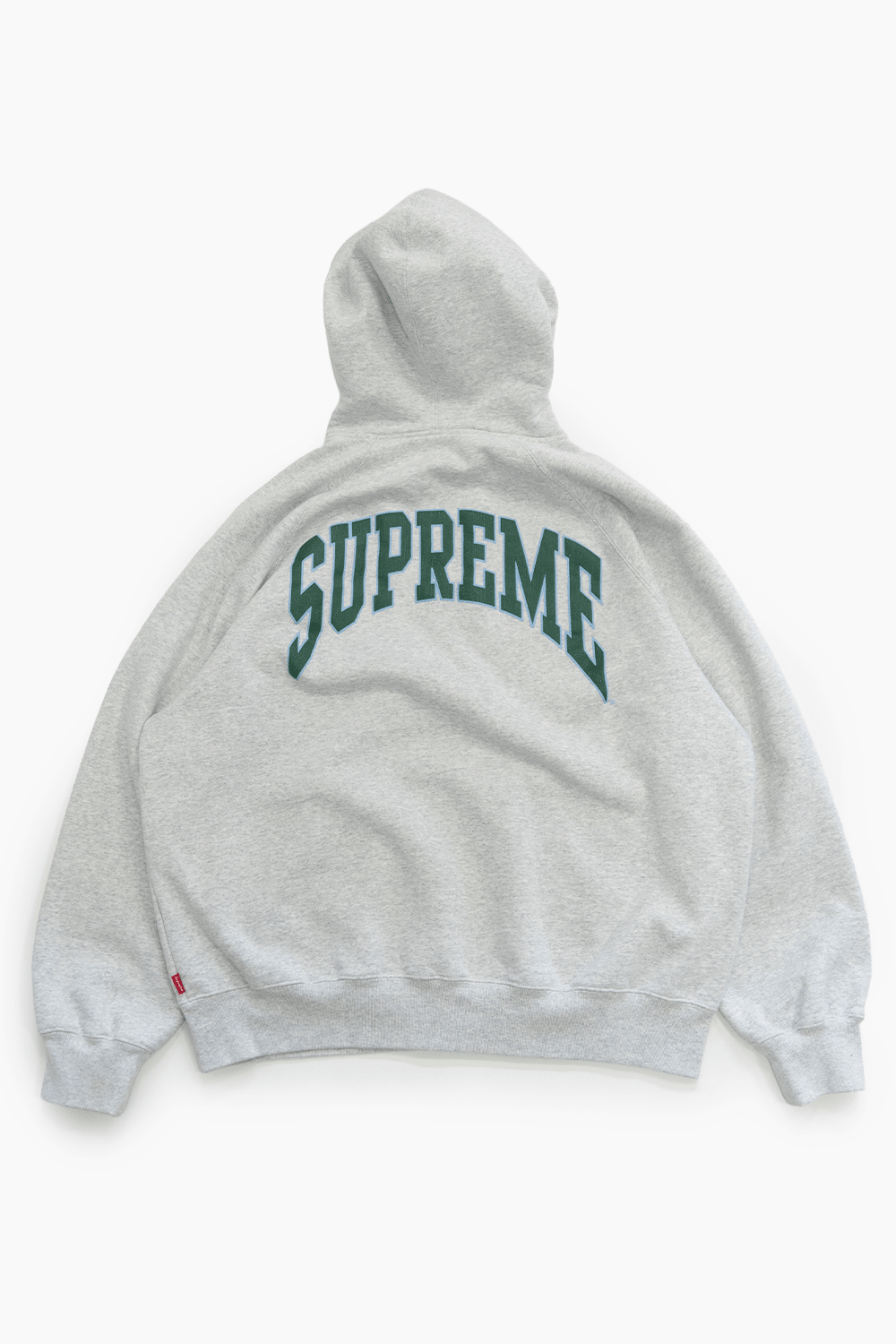SUPREME CRACKED RAGLAN ZIP UP HOODIE - VESSEL, racing forward