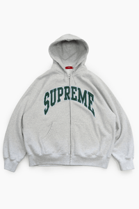 SUPREME CRACKED RAGLAN ZIP UP HOODIE - VESSEL, racing forward
