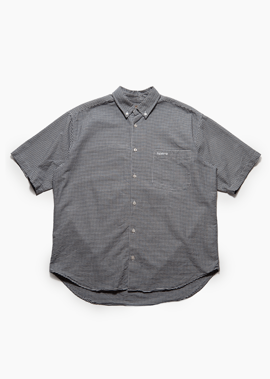 SUPREME GINGHAM BUTTON-UP SHIRT - VESSEL, racing forward