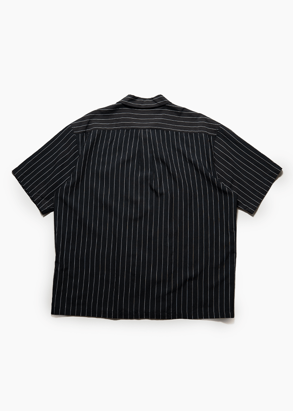 SUPREME PINSTRIPE BUTTON-UP SHIRT - VESSEL, racing forward