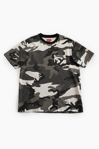 SUPREME SS POCKET TEE — SNOW CAMO FW18 - VESSEL, racing forward
