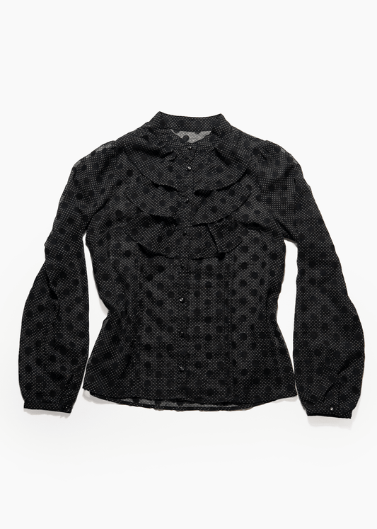 VINTAGE POLKA DOT SHIRT - VESSEL, racing forward