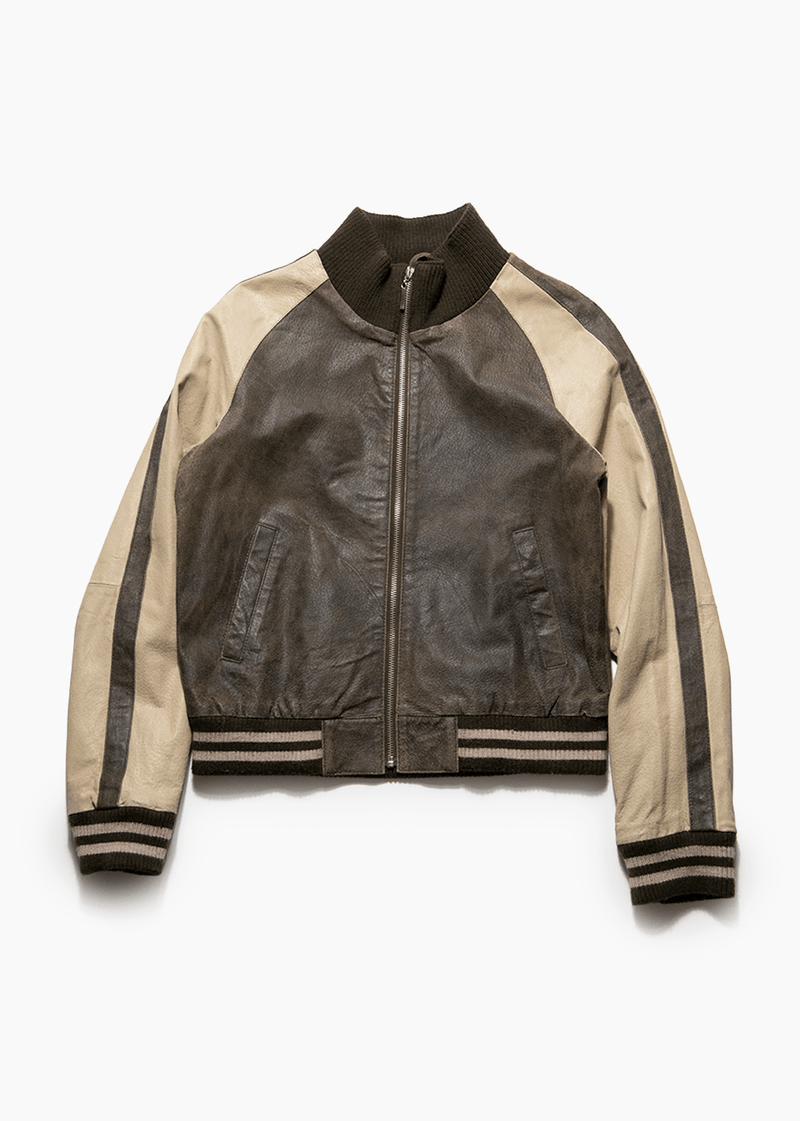 VINTAGE VARSITY JACKET - VESSEL, racing forward