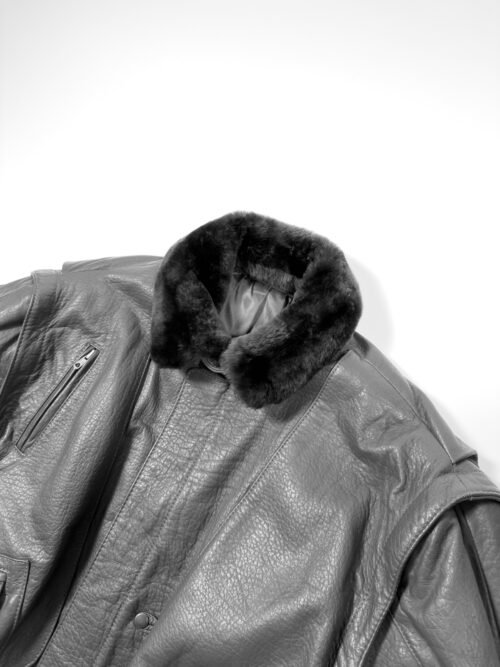 Vintage Leather Bomber