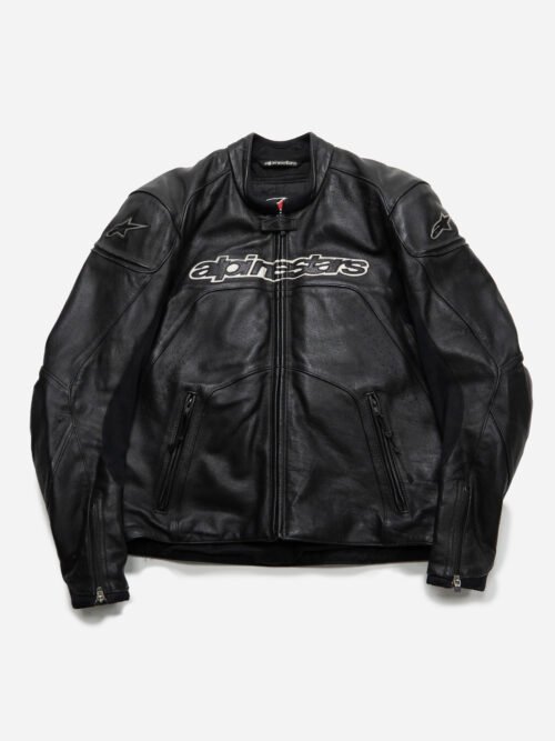 ALPINESTARS VINTAGE BLACK LEATHER RACING JACKET