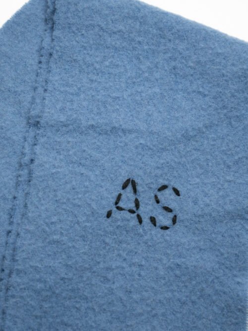 ACNE STUDIOS BLUE MOHAIR SCARF (2018)