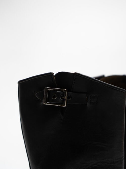 HARLEY-DAVIDSON BLACK LEATHER ENGINEER BOOTS